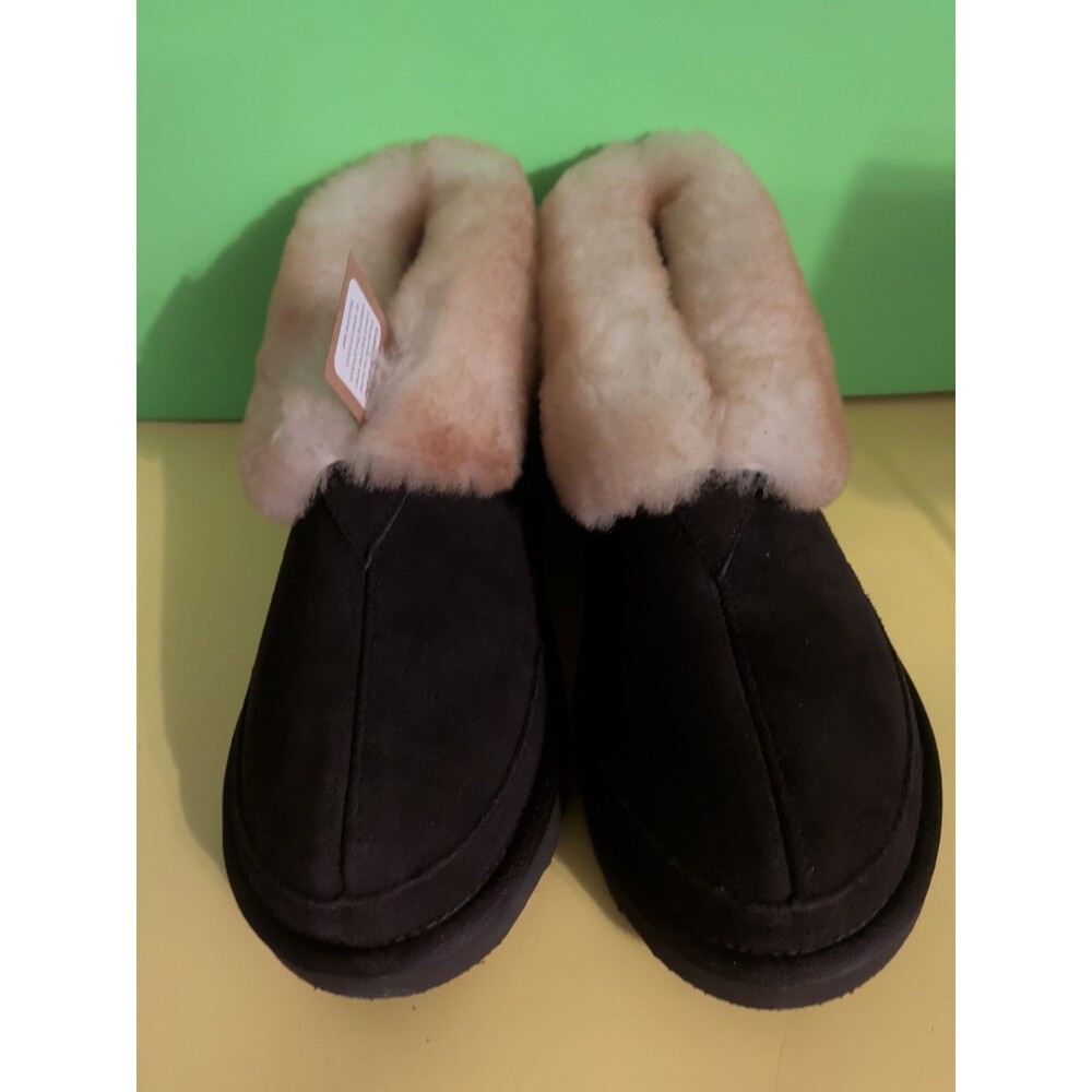 PAMIR Men's Sheepskin Boot Slippers Indoor Outdoor 8 US